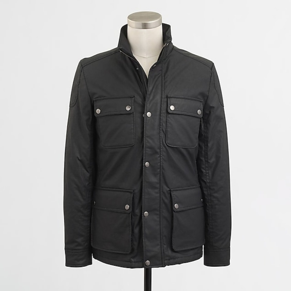 J Crew Hayes Waxed Canvas Jacket